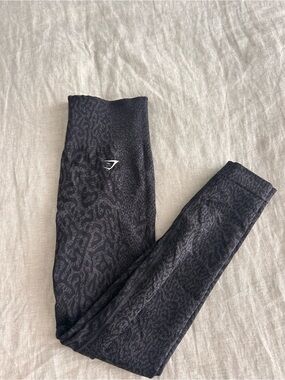Gymshark Black Animal Print High-Waist Leggings
